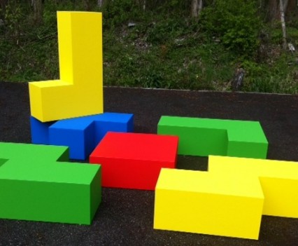 3D Tetris lounge