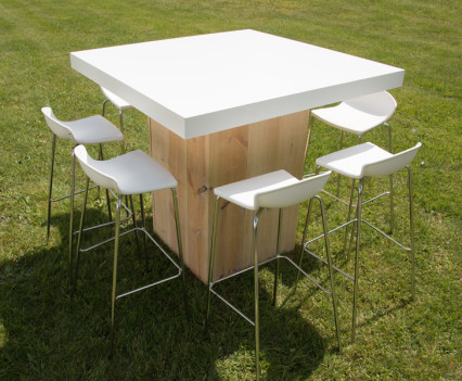 Woodland Square Table White